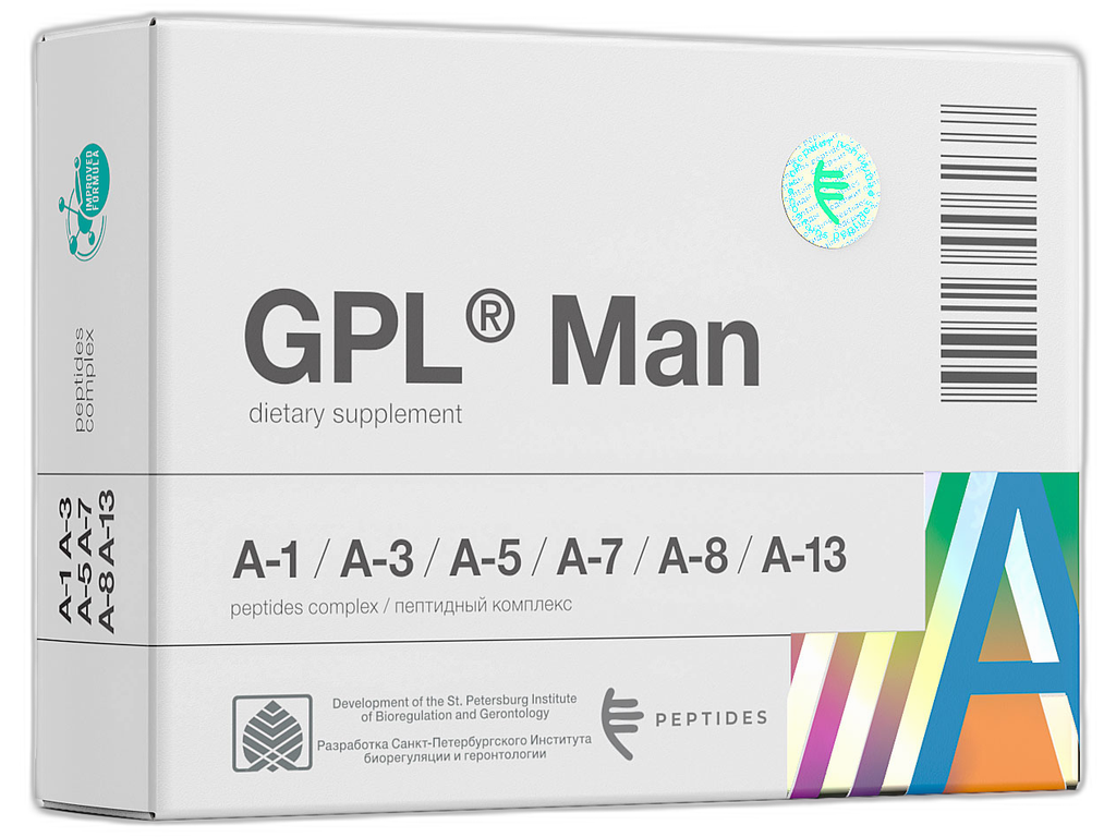 GPL Man (комплексный геропротектор для мужчин)